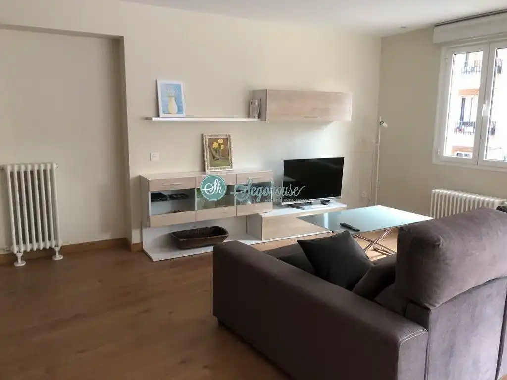 Sala de estar de Piso de alquiler en Segovia con Calefacción, Terraza y Amueblado
