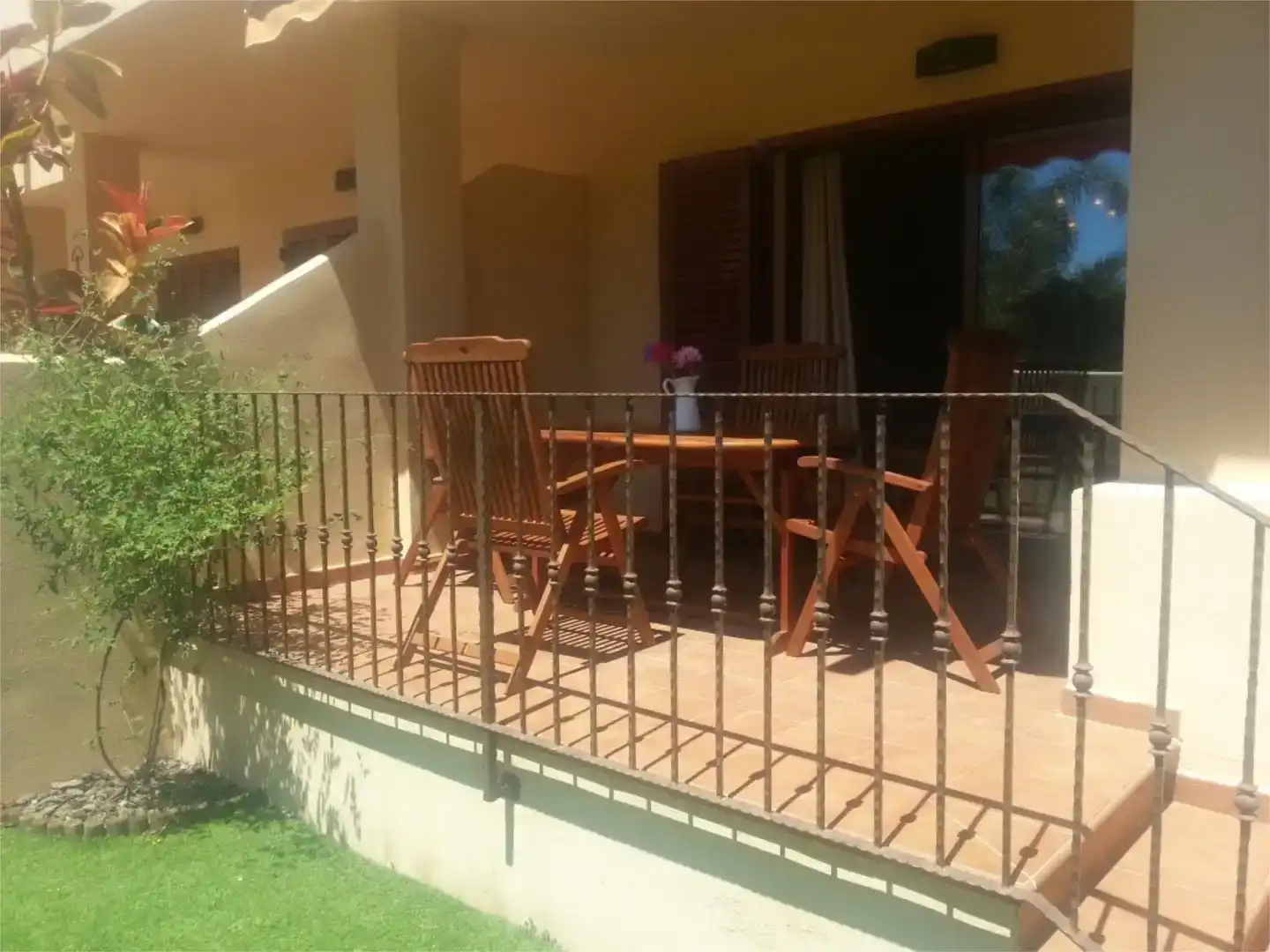 Terrasse von Wohnung zur Miete in Puerto Vera