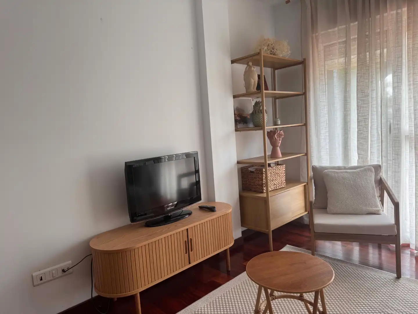 Sala d'estar de Pis de lloguer en Val de San Vicente  amb Calefacció, Jardí privat i Terrassa