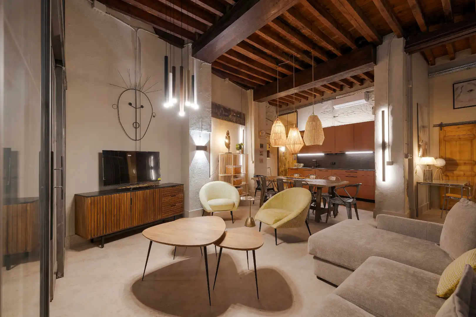 Sala de estar de Loft en venta en Málaga con Aire acondicionado, Calefacción y Terraza