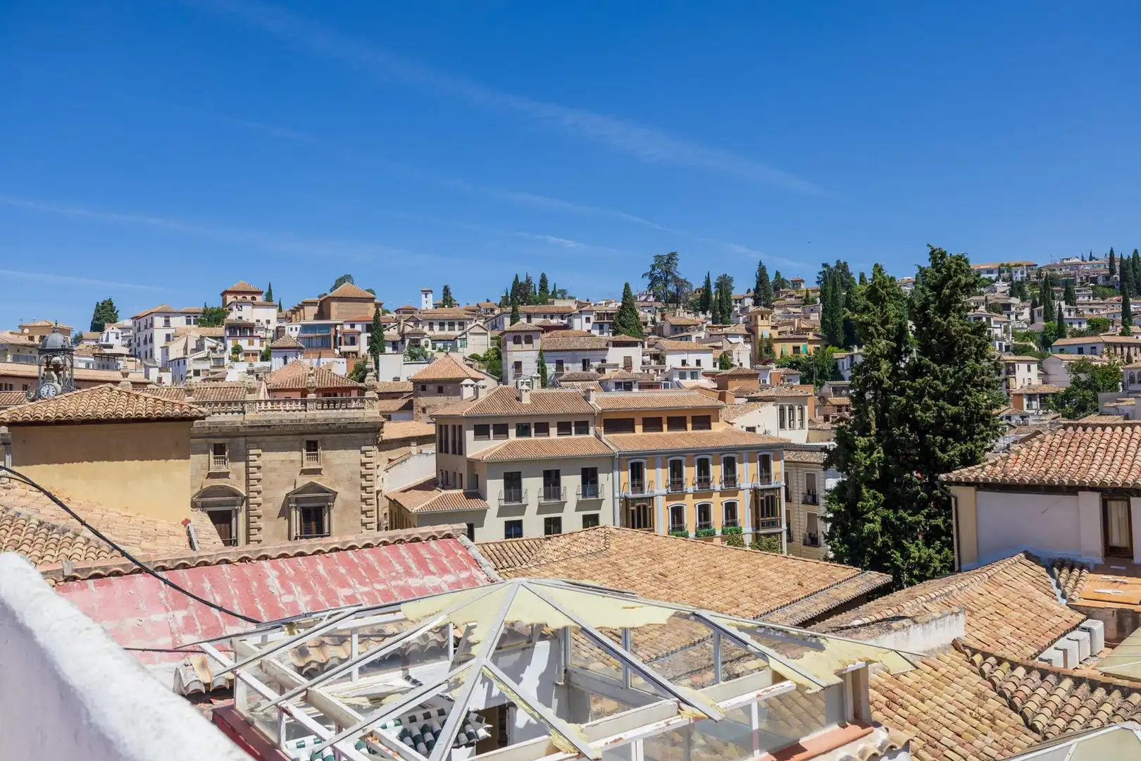 Vista exterior de Dúplex en venda en Granada amb Aire condicionat i Terrassa