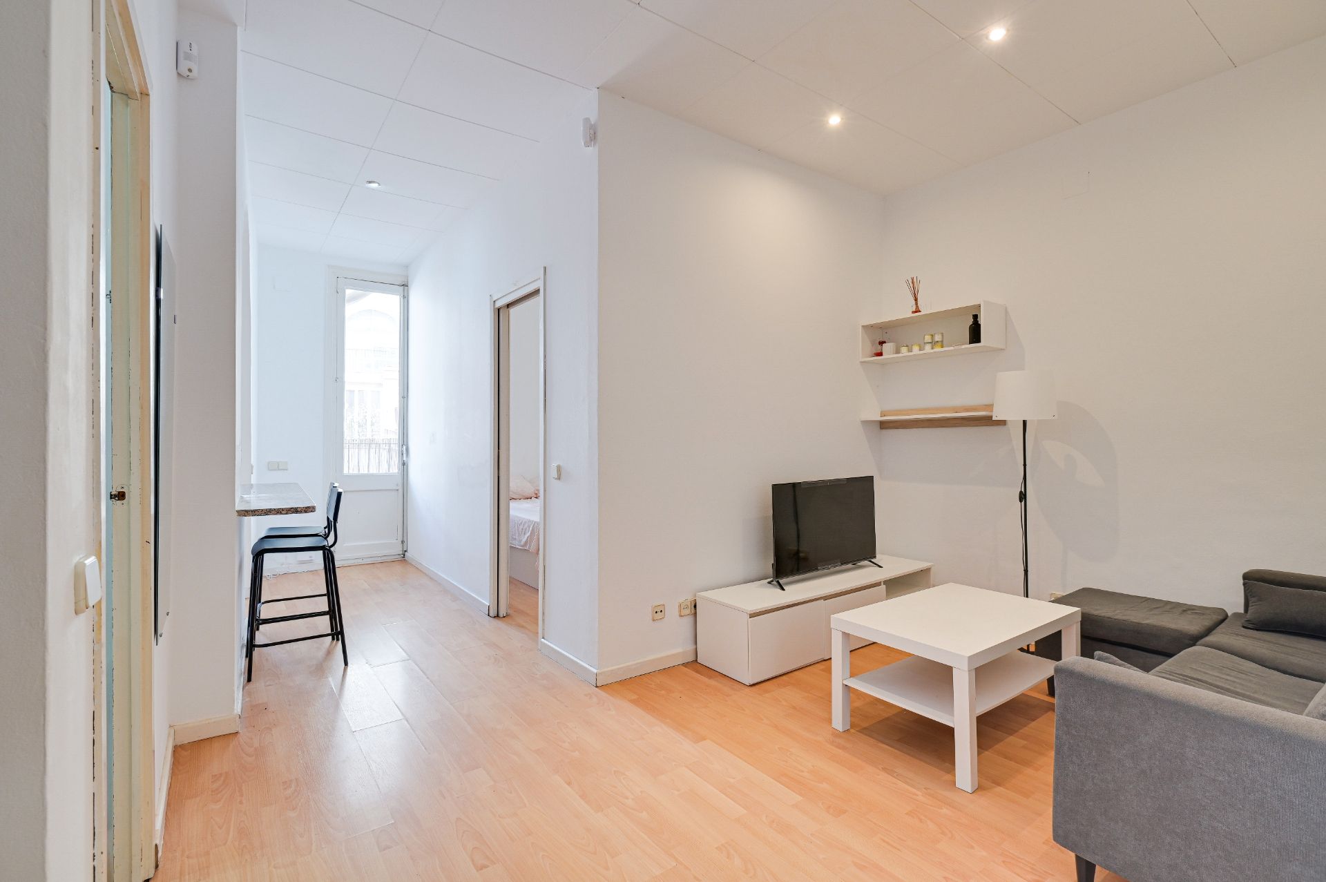 Living room of Flat to rent in  Barcelona Capital  with Terrace and Furnished