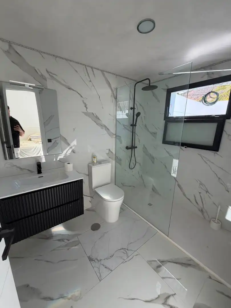 Bathroom of Houses for rent in Mogán  with Air Conditioner, Private garden and Terrace