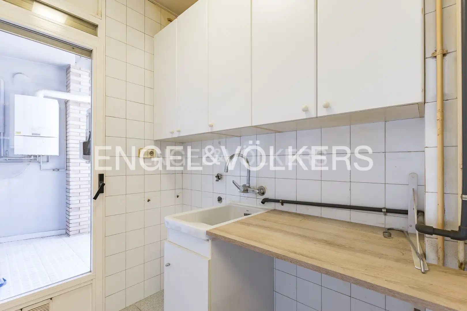Cocina de Dúplex en venta en Terrassa con Aire acondicionado, Calefacción y Terraza