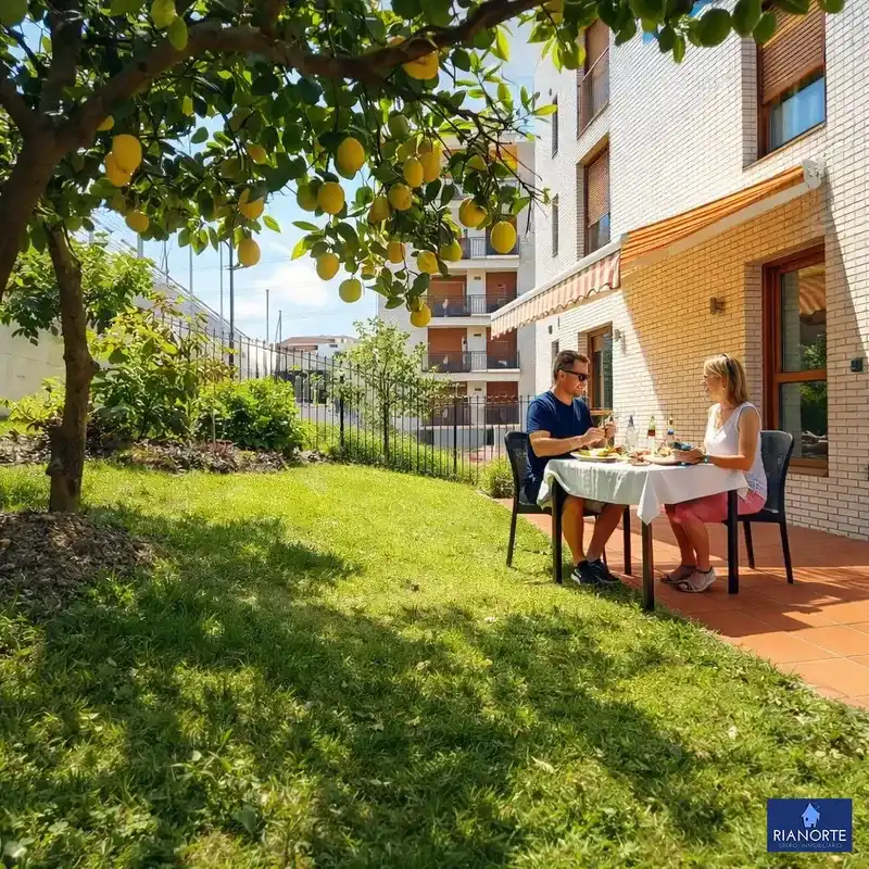 Terrace of Flat for sale in Gozón  with Heating, Private garden and Terrace