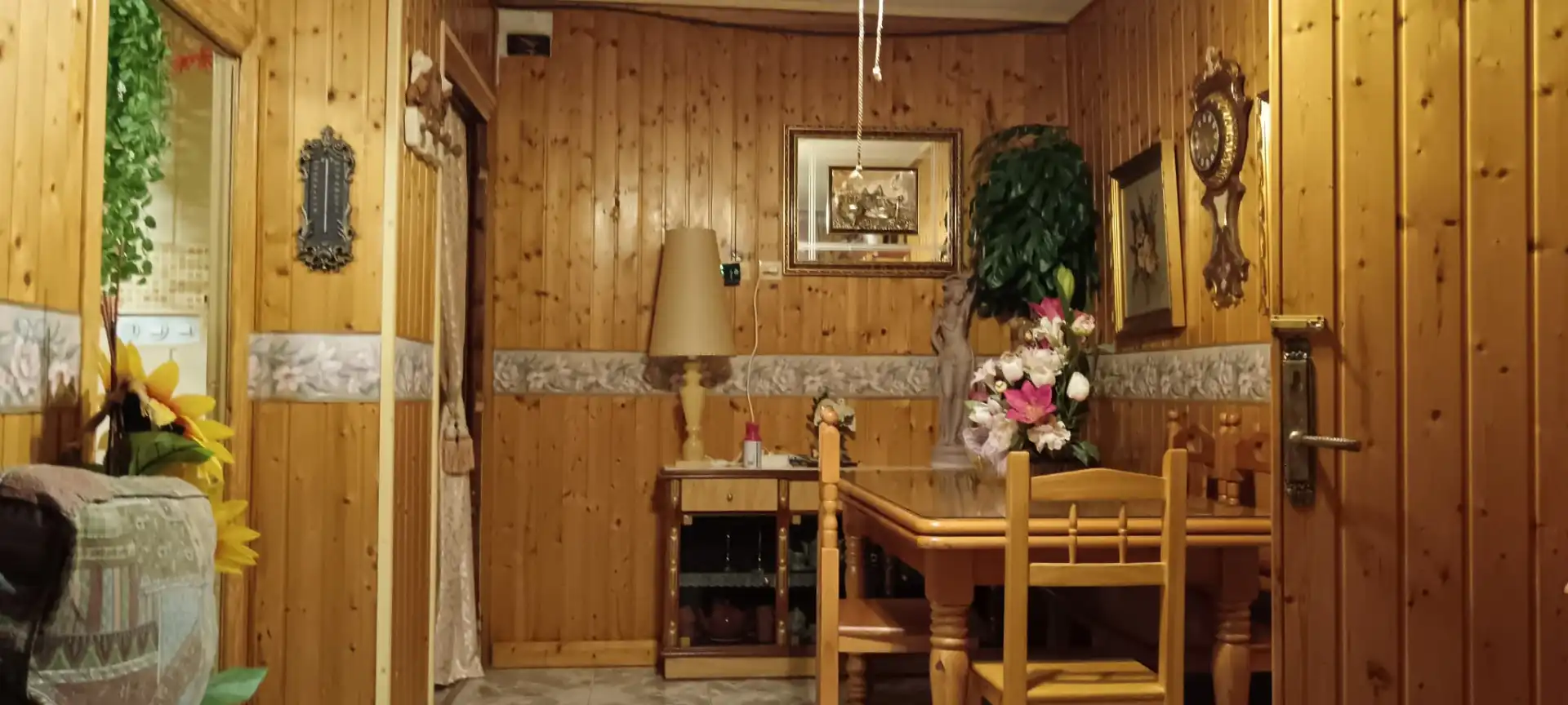 Esszimmer von Wohnung zum Verkauf in Cabañas de Ebro mit Heizung, Abstellraum und Ofen