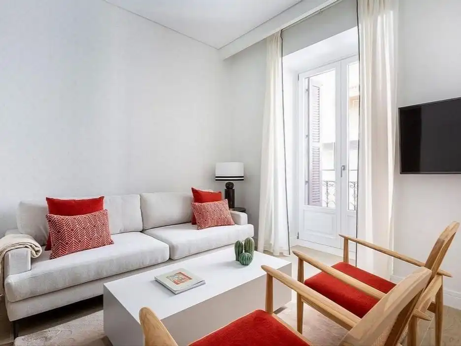 Sala de estar de Apartamento para compartir en Cabo Blanco