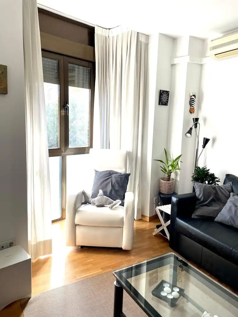 Sala de estar de Piso de alquiler en Madrid