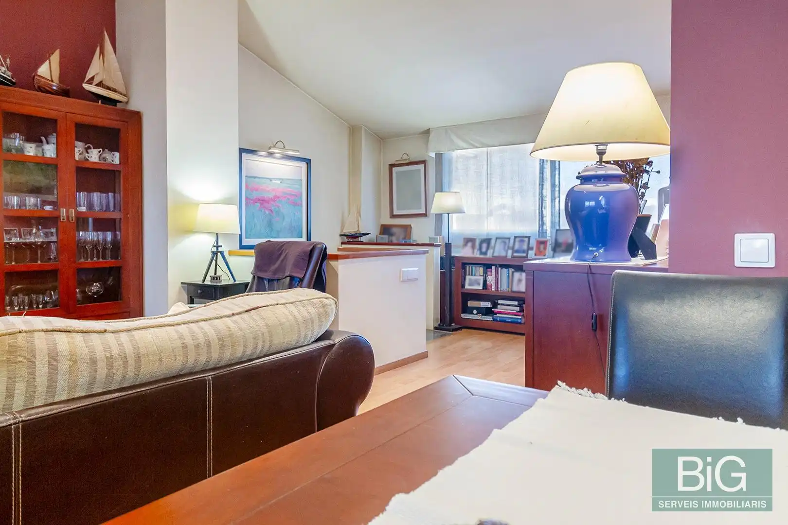 Sala de estar de Ático en venta en Mataró con Aire acondicionado, Calefacción y Parquet