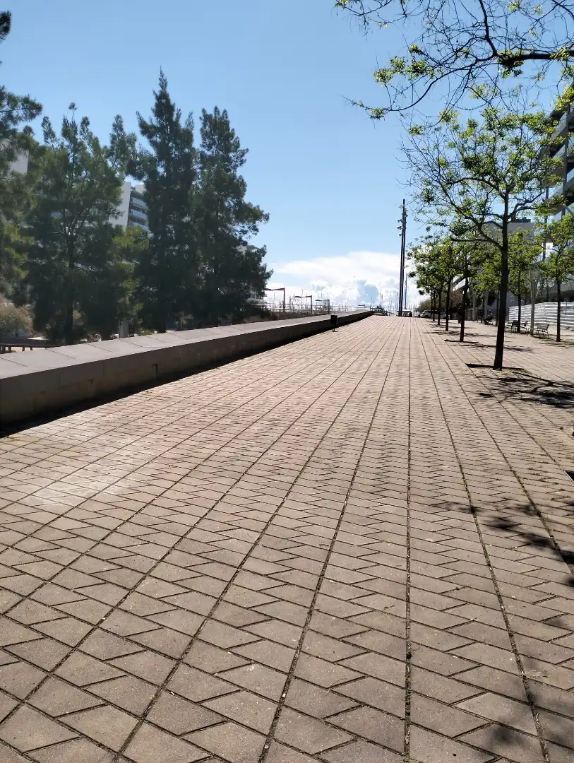 Vista exterior de Piso de alquiler en Badalona con Aire acondicionado, Calefacción y Parquet