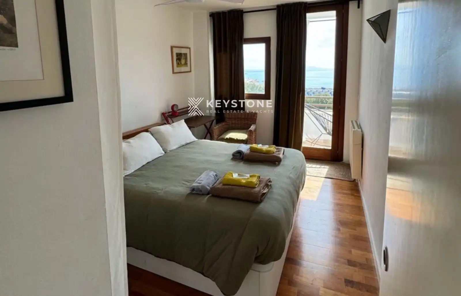 Schlafzimmer von Wohnung zur Miete in Calvià mit Klimaanlage, Terrasse und Schwimmbad