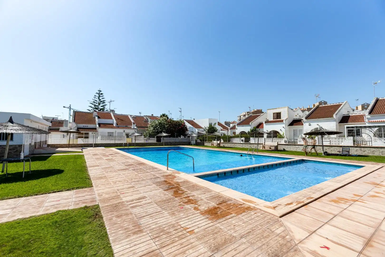 Piscina de Casa o xalet en venda en Torrevieja amb Aire condicionat, Jardí privat i Terrassa