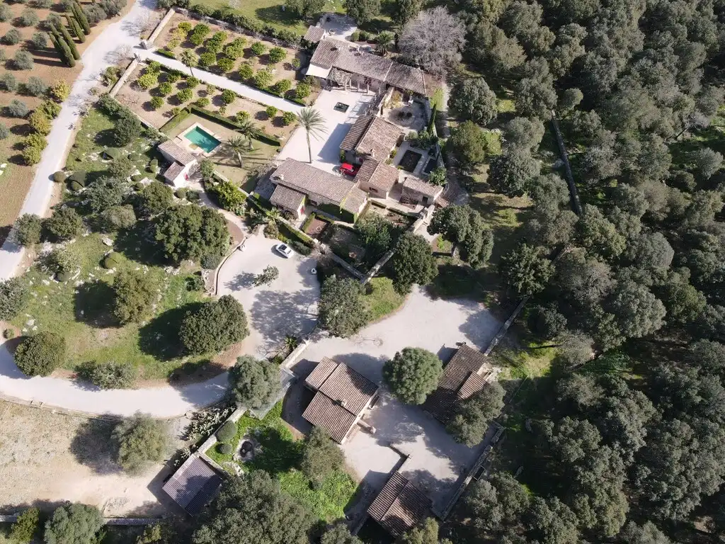 Vista exterior de Finca rústica en venta en Pollença con Aire acondicionado, Calefacción y Piscina
