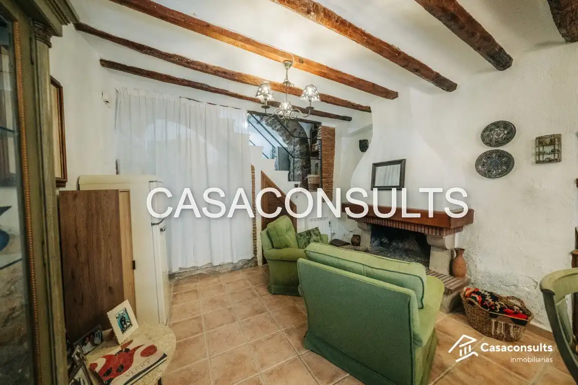 Sala d'estar de Casa o xalet en venda en Vilafamés amb Calefacció, Terrassa i Moblat