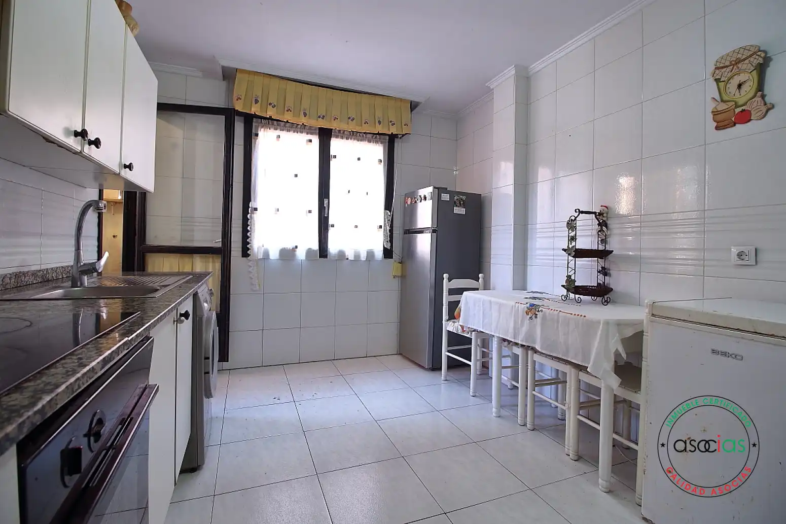 Cocina de Piso en venta en Gijón  con Calefacción, Parquet y Terraza