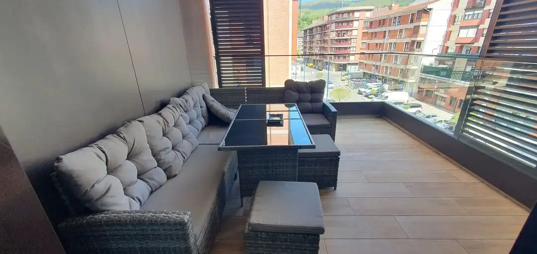 Terraza de Piso de alquiler en Etxebarri con Calefacción, Terraza y Trastero