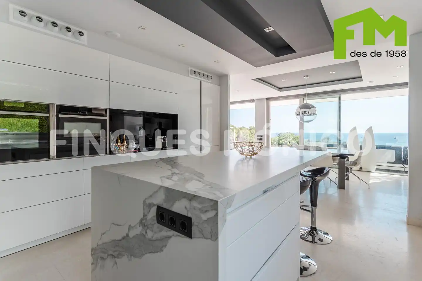 Kitchen of Houses for sale in Teià  with Air Conditioner, Heating and Private garden