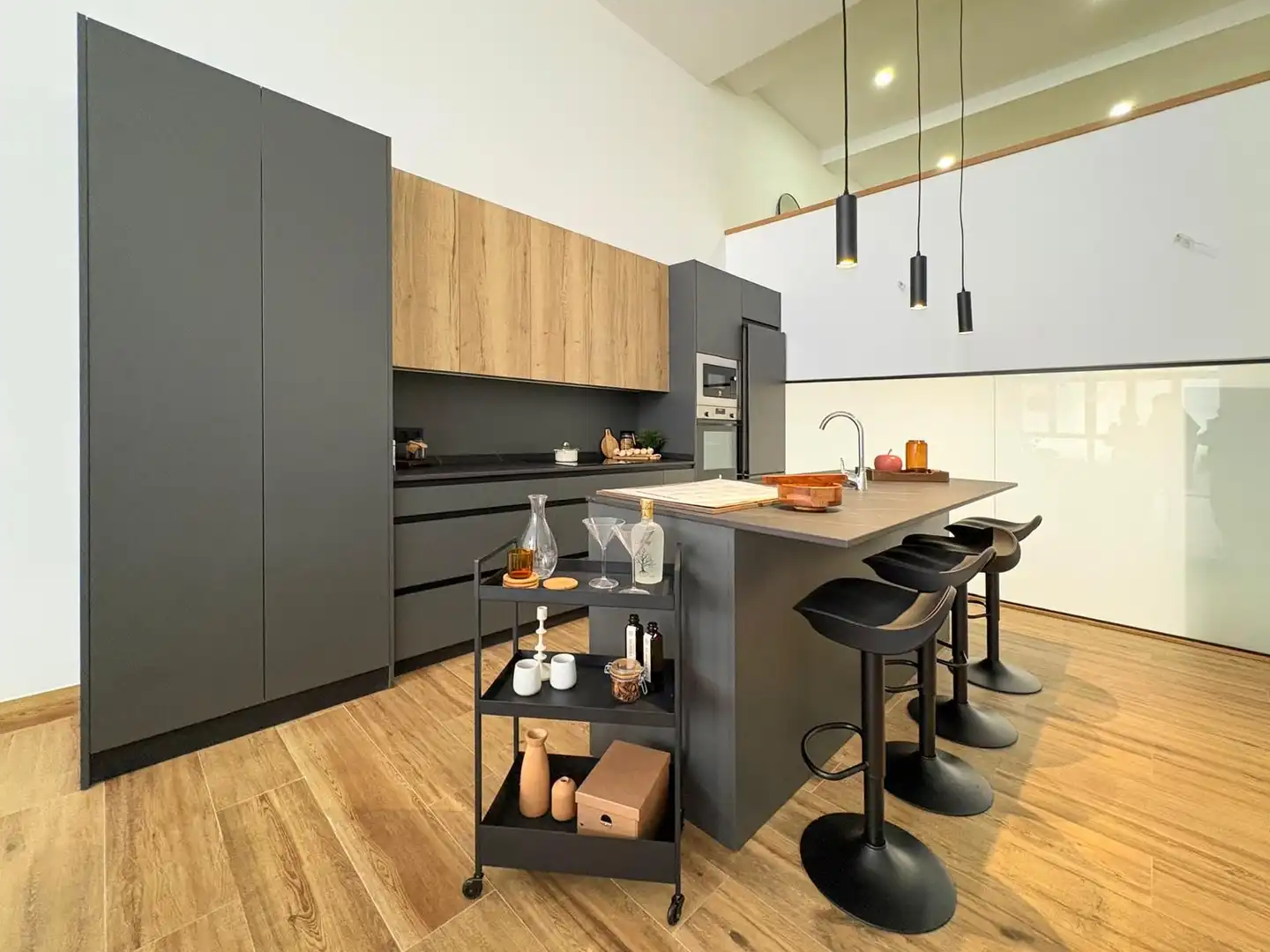 Cocina de Casa adosada en venta en Madrid con Aire acondicionado, Amueblado y Alarma