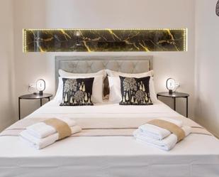 Bedroom of Flat to rent in Badalona  with Air Conditioner, Furnished and TV