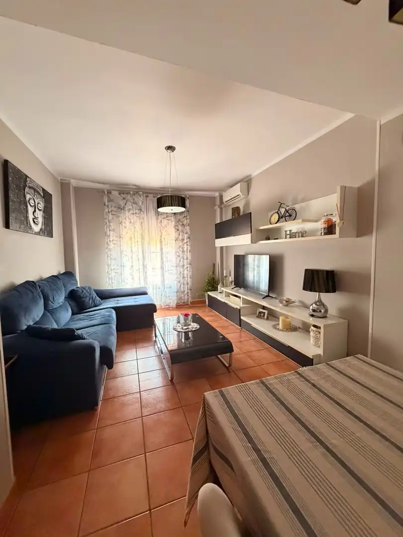Sala d'estar de Casa o xalet en venda en Mairena del Alcor amb Aire condicionat, Terrassa i Traster
