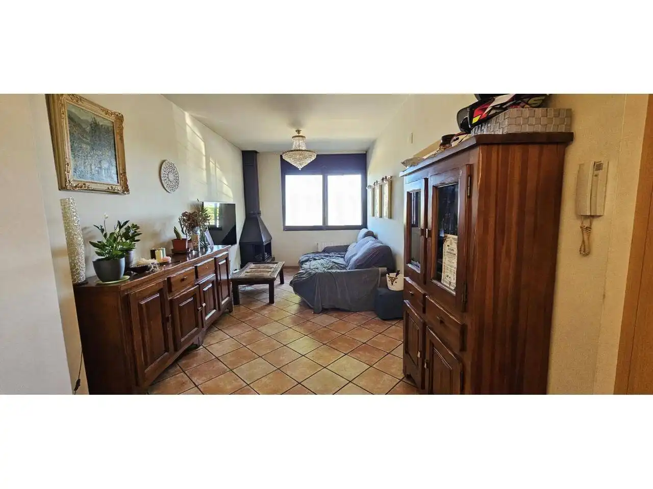 Sala de estar de Piso en venta en Badalona con Aire acondicionado, Jardín privado y Terraza