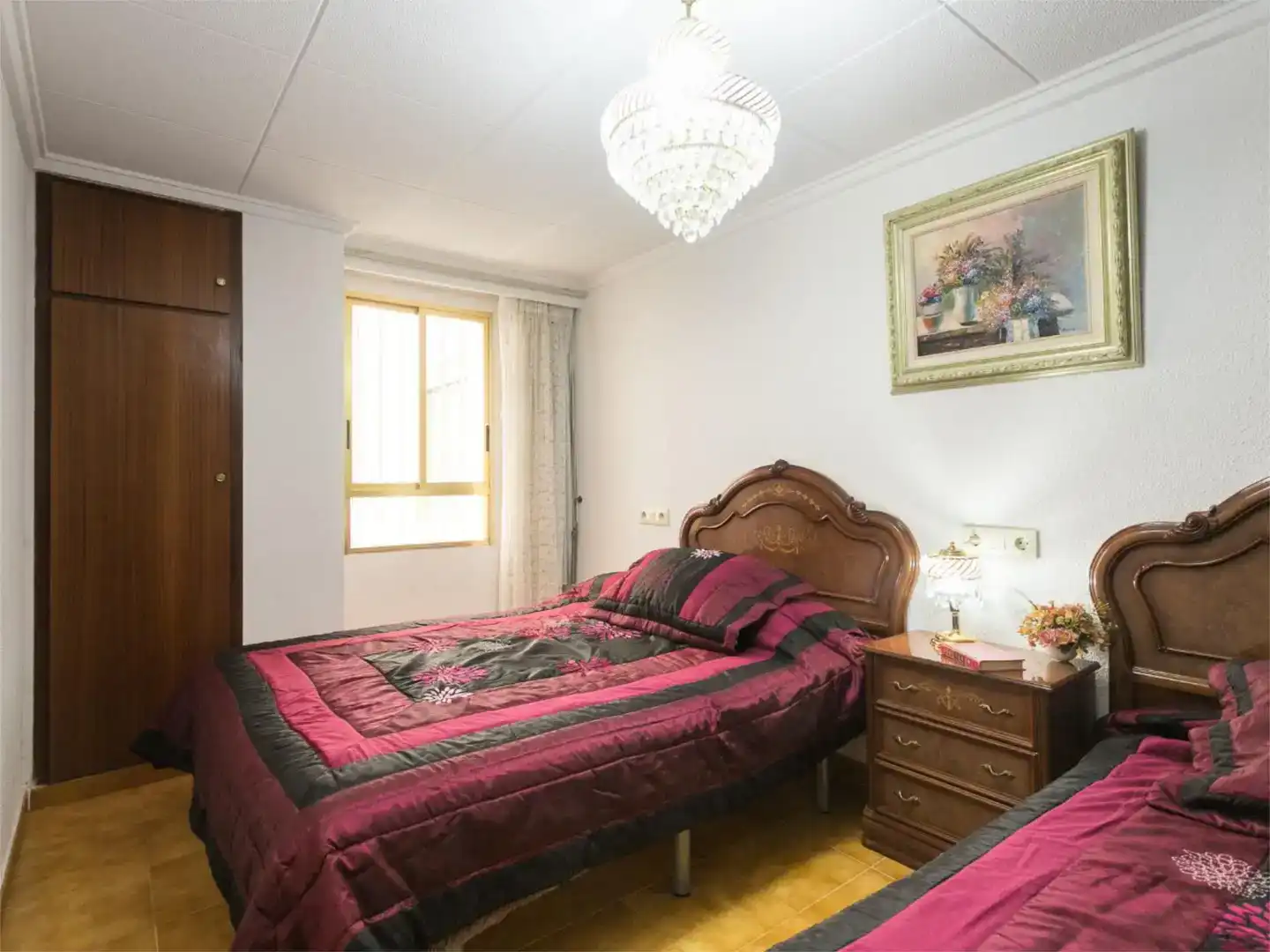 Dormitori de Apartament en venda en Santa Pola amb Aire condicionat, Jardí privat i Piscina