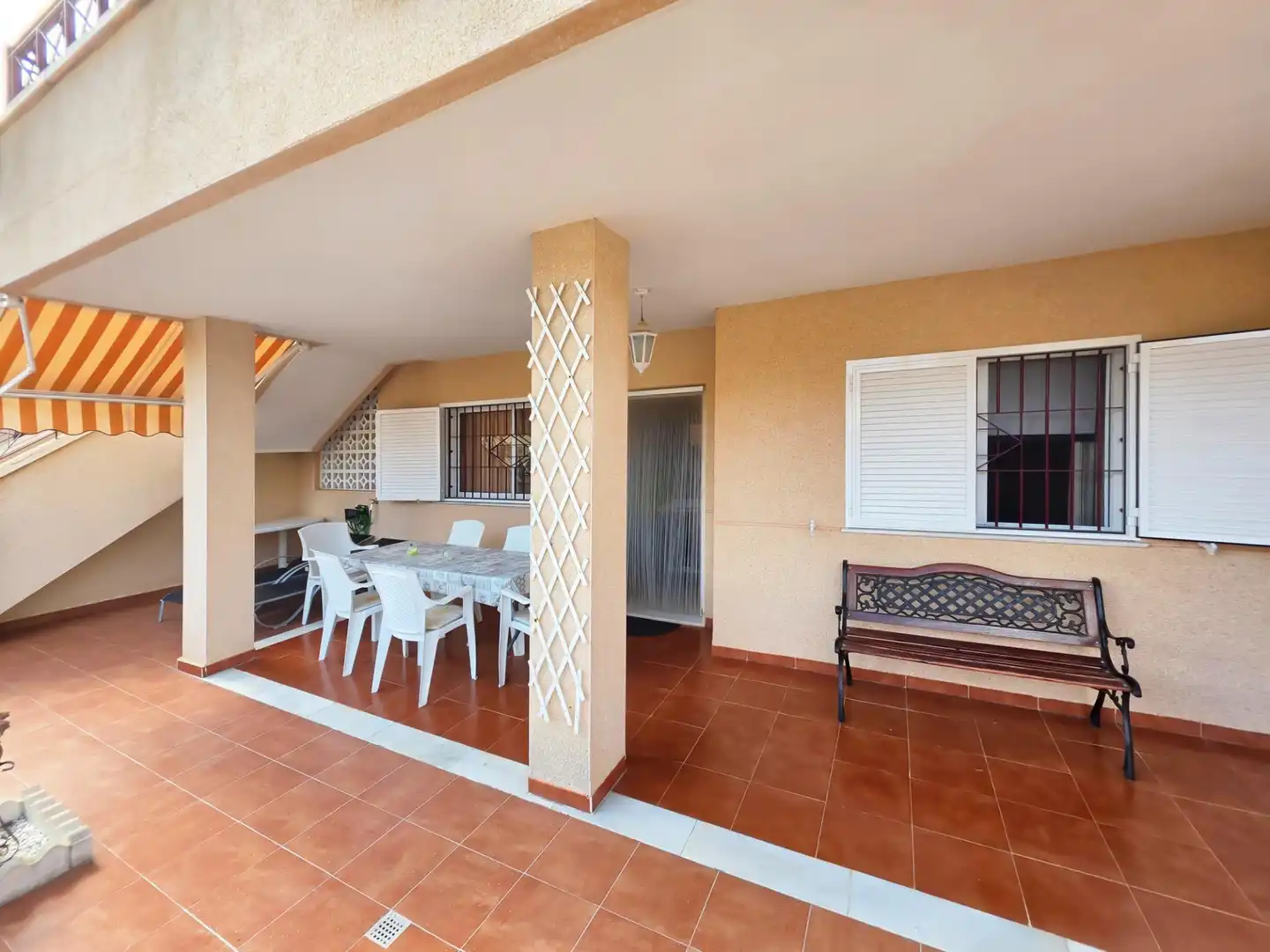 Terraza de Apartamento en venta en Santa Pola con Aire acondicionado, Amueblado y Piscina comunitaria