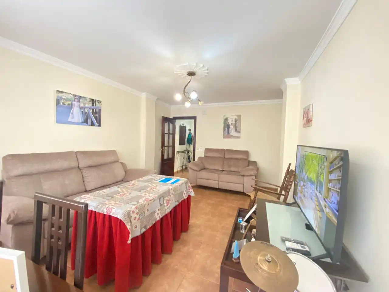 Sala de estar de Piso en venta en Sanlúcar de Barrameda con Aire acondicionado, Calefacción y Trastero