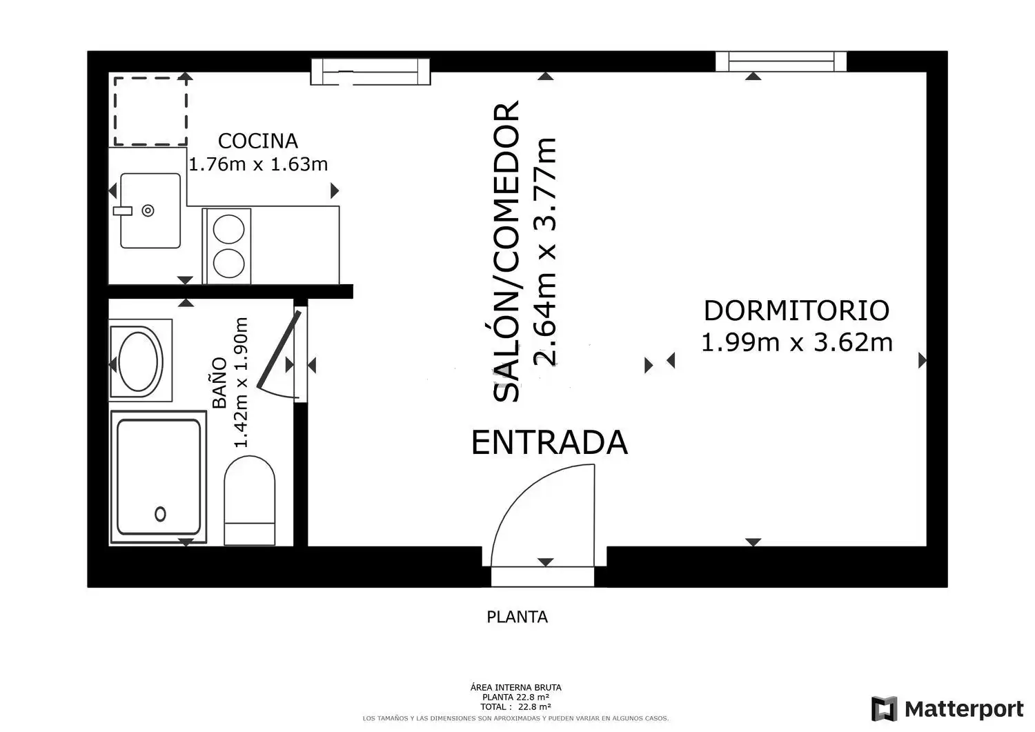 Piso de alquiler en Madrid con Aire acondicionado, Calefacción y Amueblado