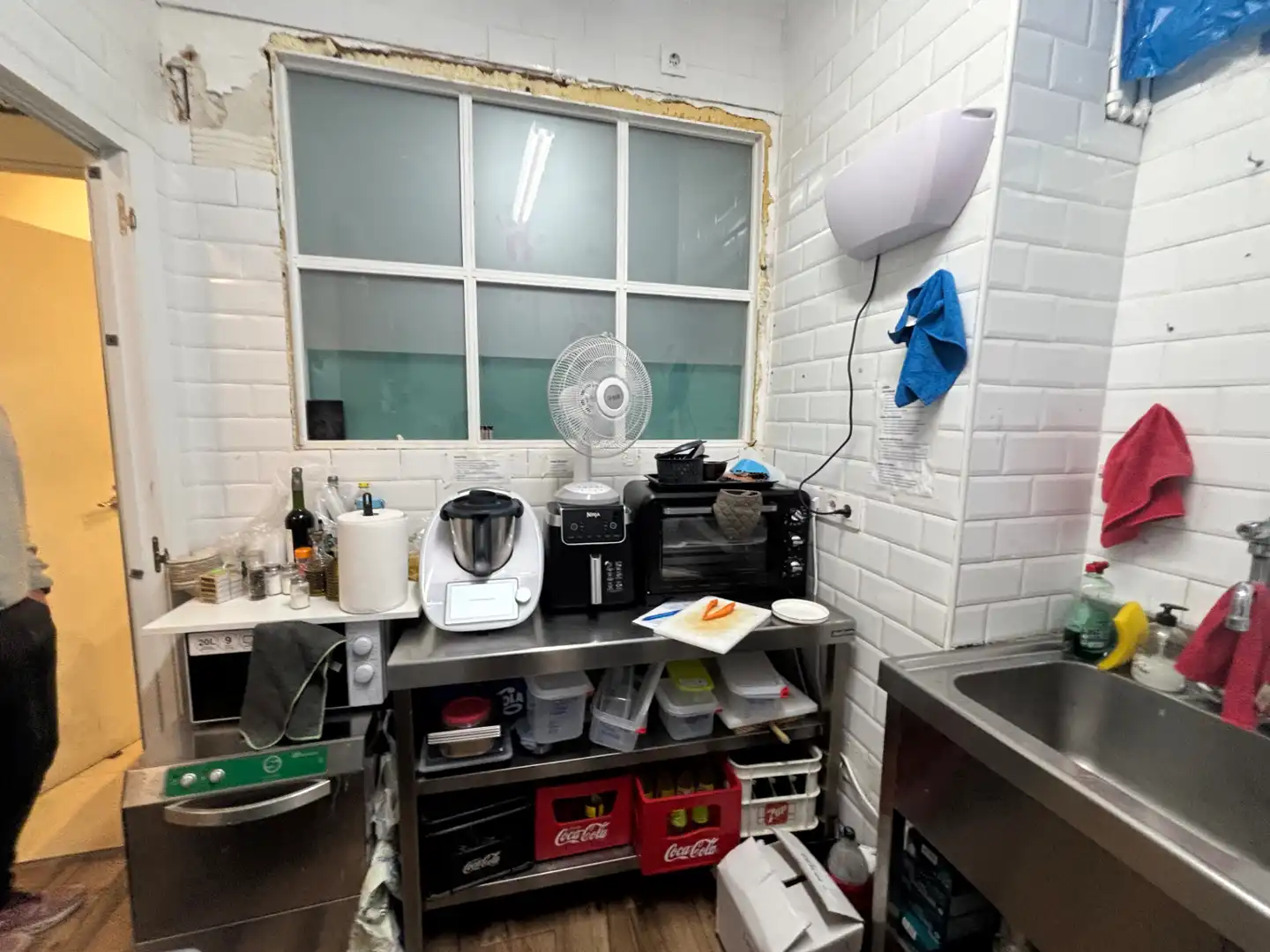Cocina de Local en traspaso en Madrid con Aire acondicionado, Terraza y Internet