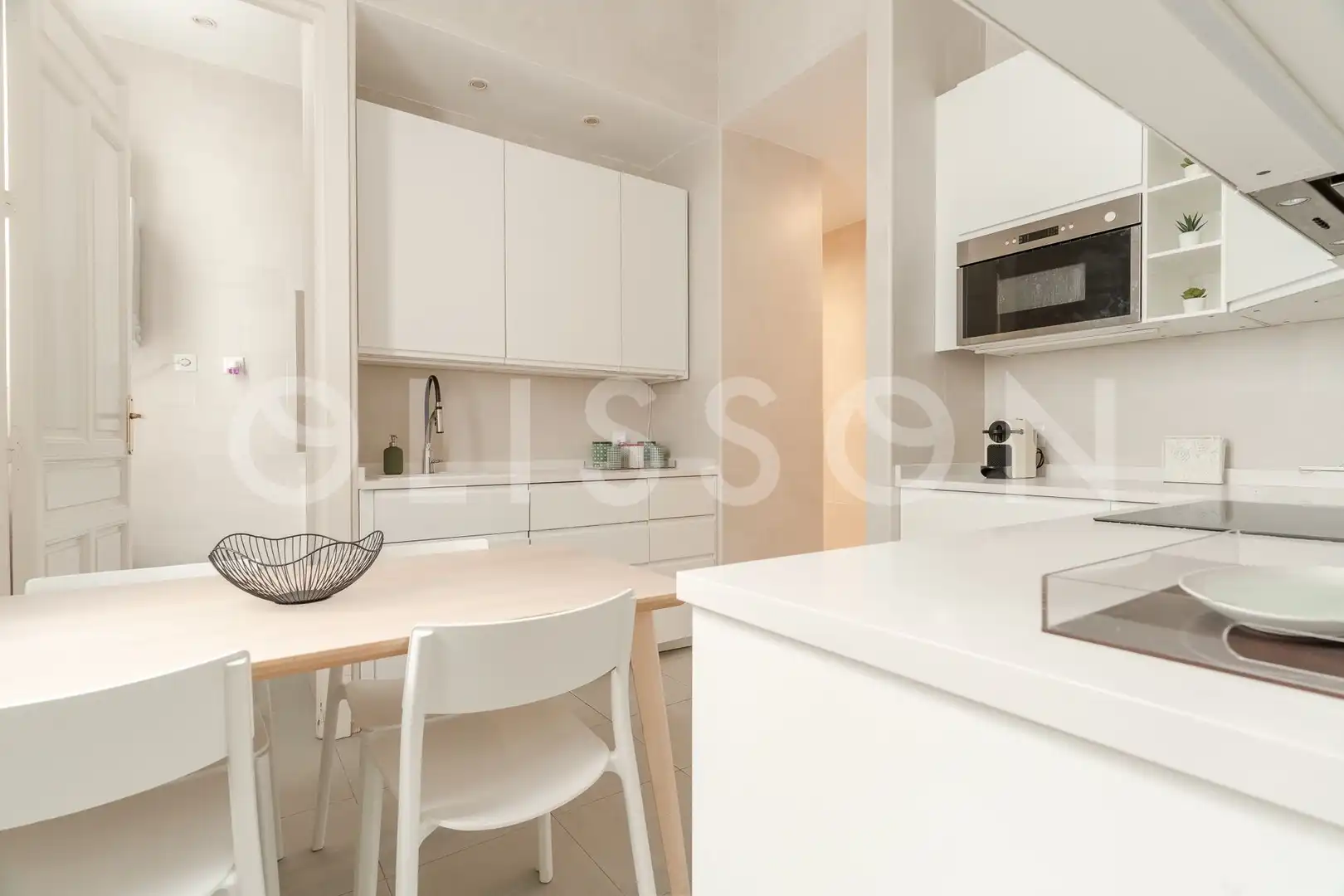 Küche von Wohnung zur Miete in Madrid mit Klimaanlage, Heizung und Möbliert