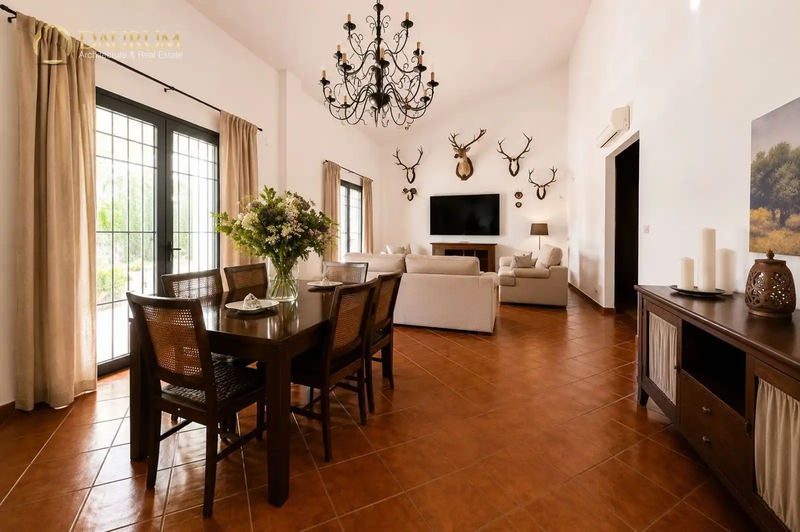 Dining room of Houses for sale in La Rinconada  with Air Conditioner, Terrace and Storage room