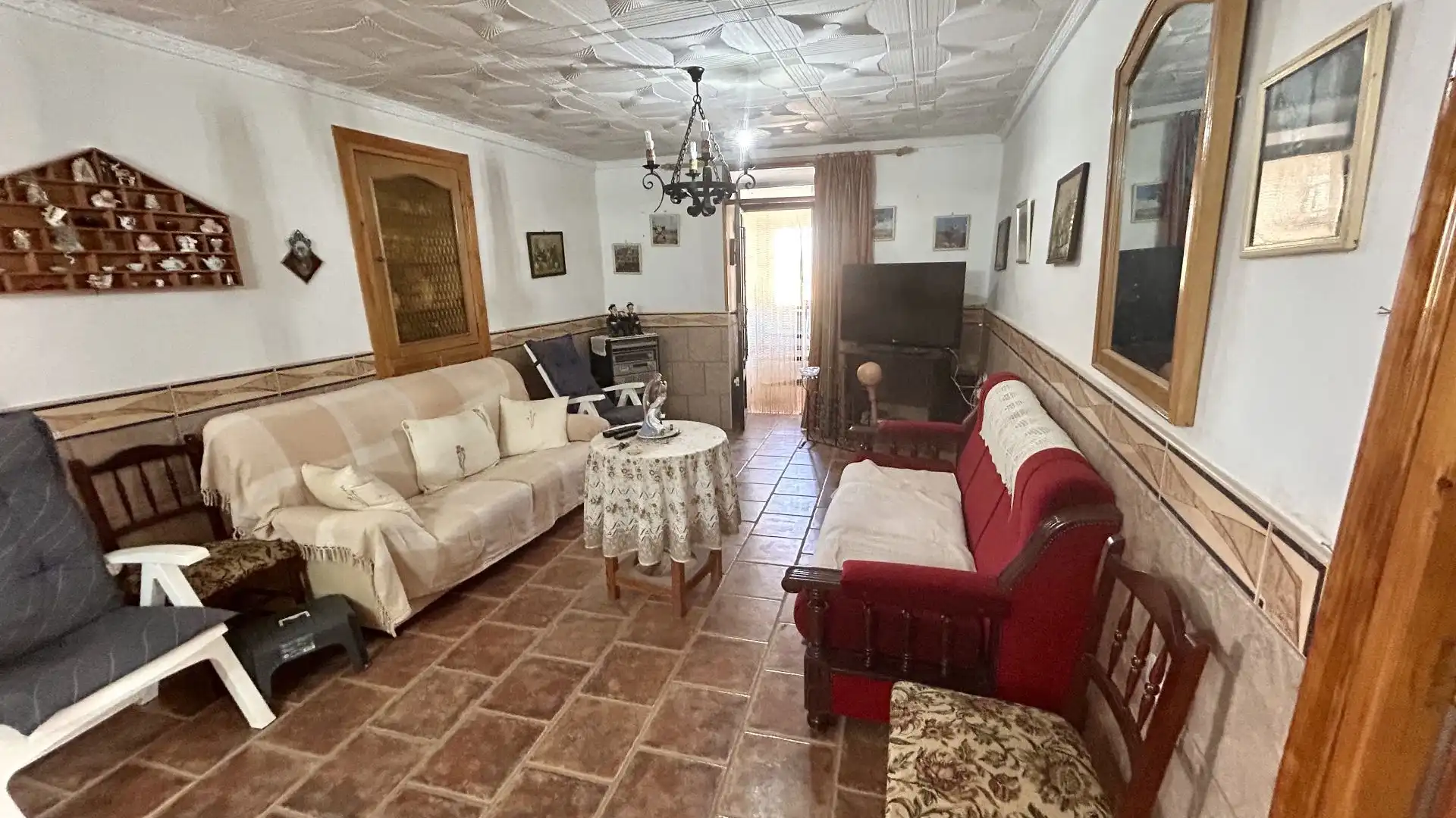 Sala de estar de Casa o chalet en venta en Albox con Calefacción, Jardín privado y Trastero