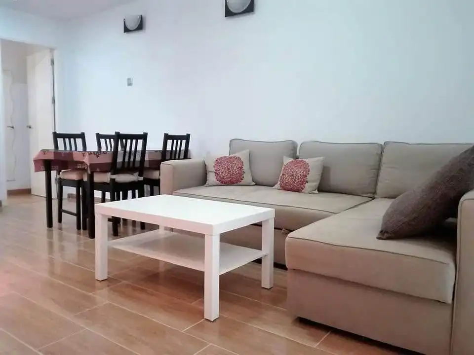Wohnzimmer von Erdgeschoss zum Verkauf in Málaga mit Klimaanlage und Möbliert