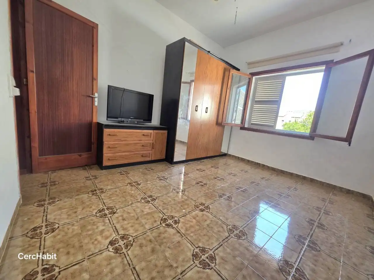Schlafzimmer von Dachboden zum Verkauf in  Palma de Mallorca mit Klimaanlage und Terrasse