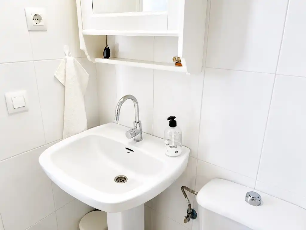 Badezimmer von Maisonette zum Verkauf in La Manga del Mar Menor mit Klimaanlage