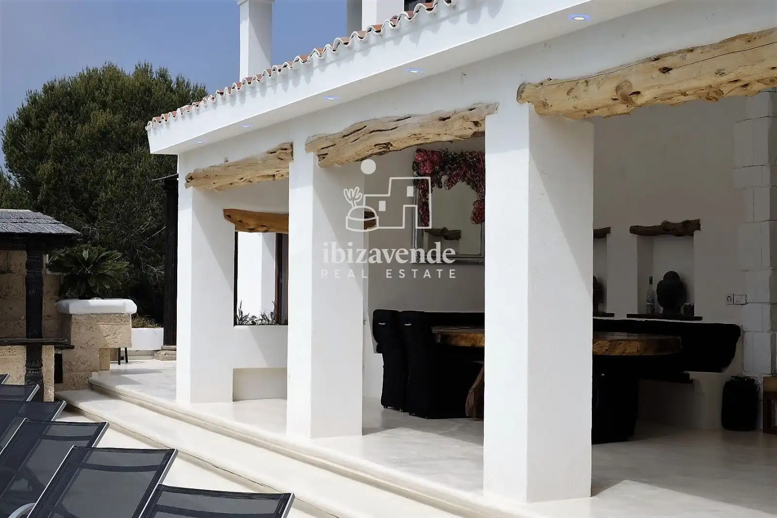 Terrace of Houses for sale in Santa Eulària des Riu  with Air Conditioner, Private garden and Terrace