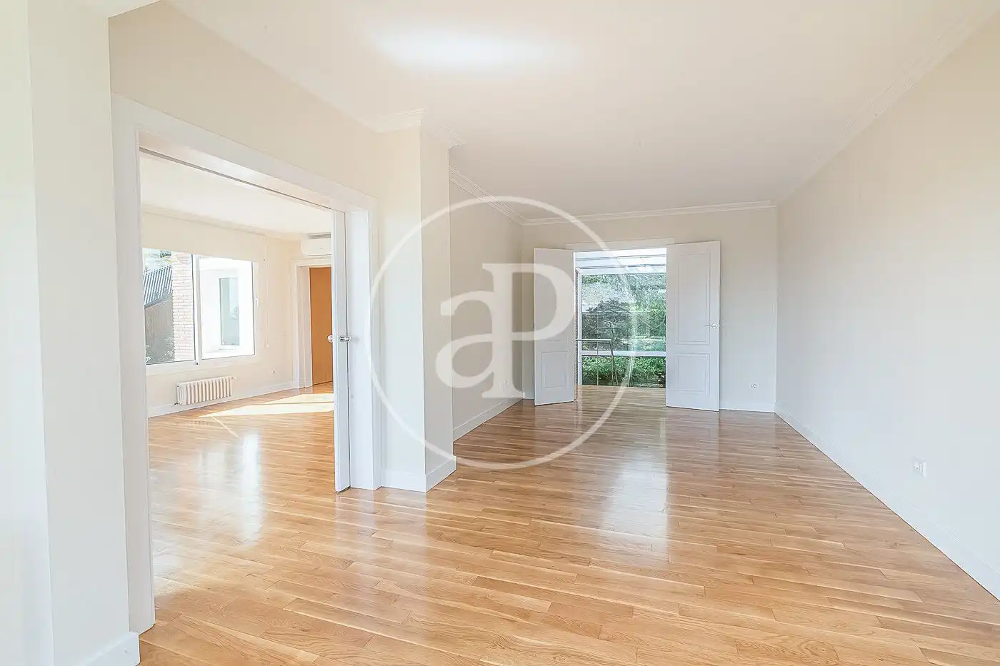 Living room of Houses for rent in Barcelona  with Air Conditioner, Heating and Private garden
