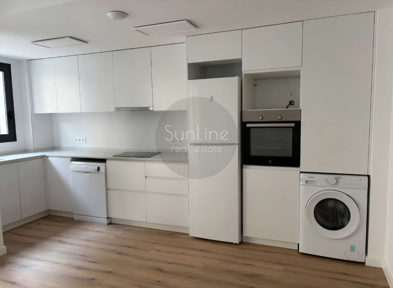 Kitchen of Flat to rent in  Valencia Capital  with Air Conditioner, Storage room and Balcony