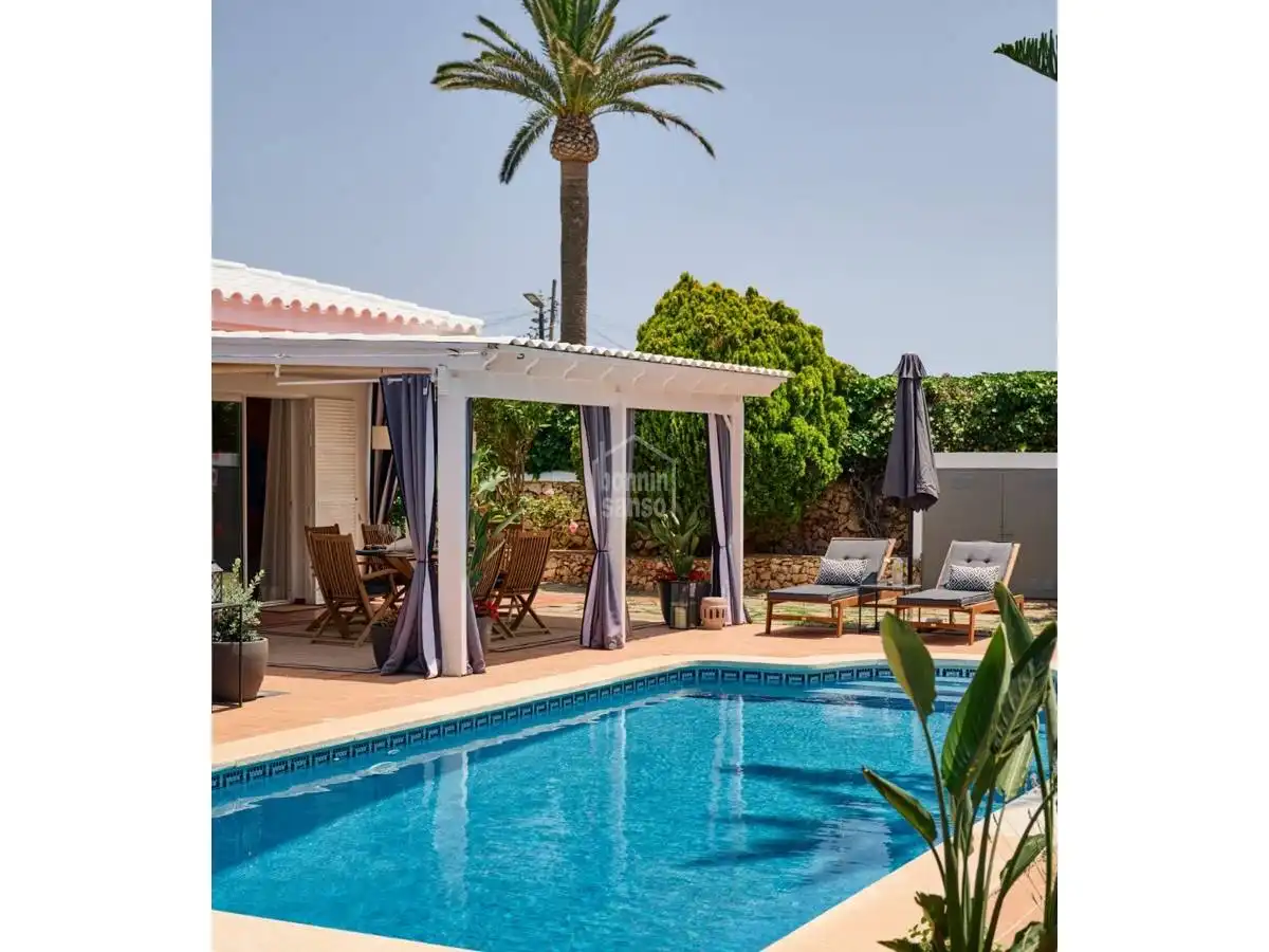 Terraza de Casa o chalet en venta en Sant Lluís con Calefacción, Jardín privado y Terraza