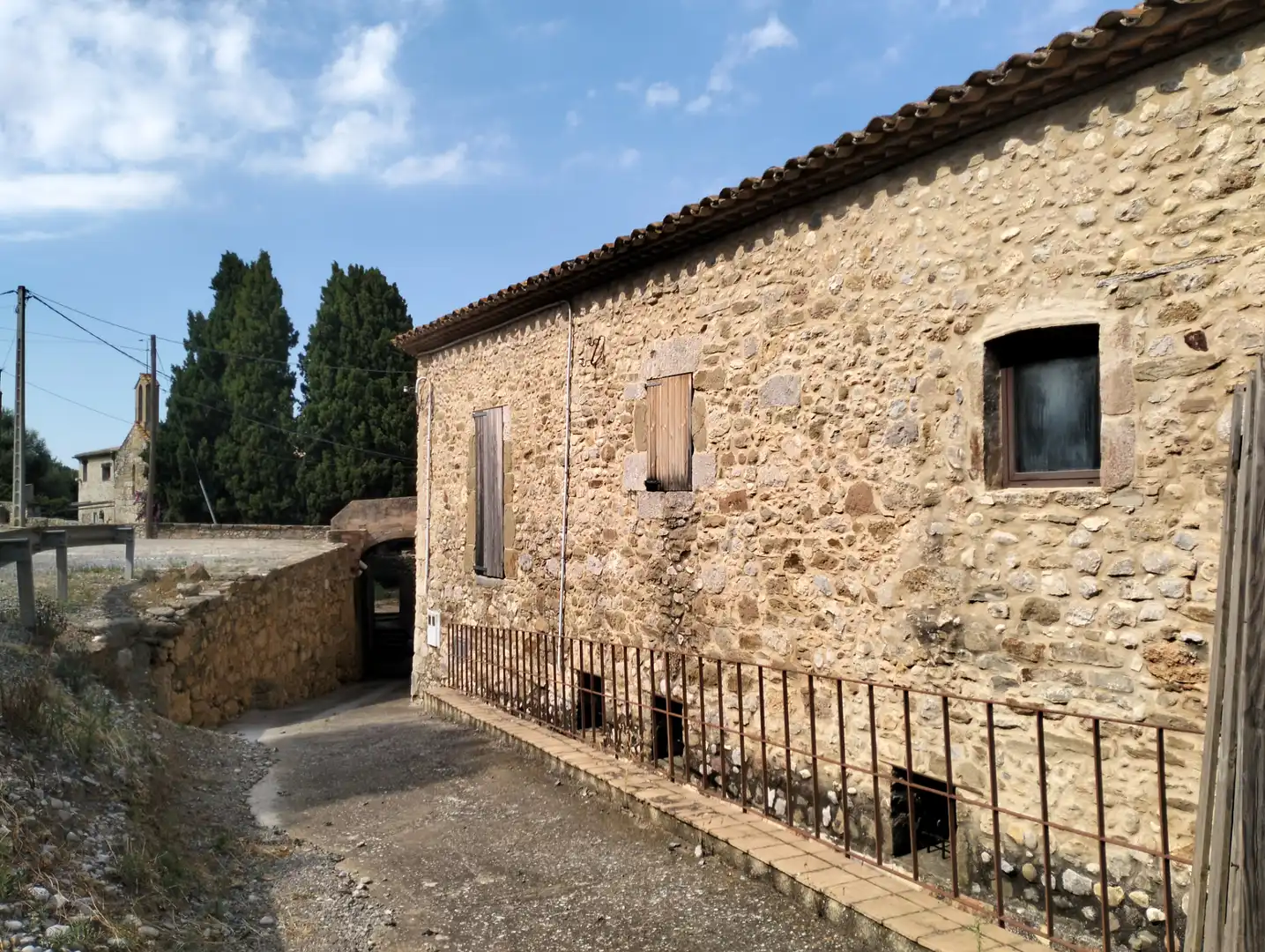 Vista exterior de Finca rústica en venta en Vilopriu con Terraza y Balcón