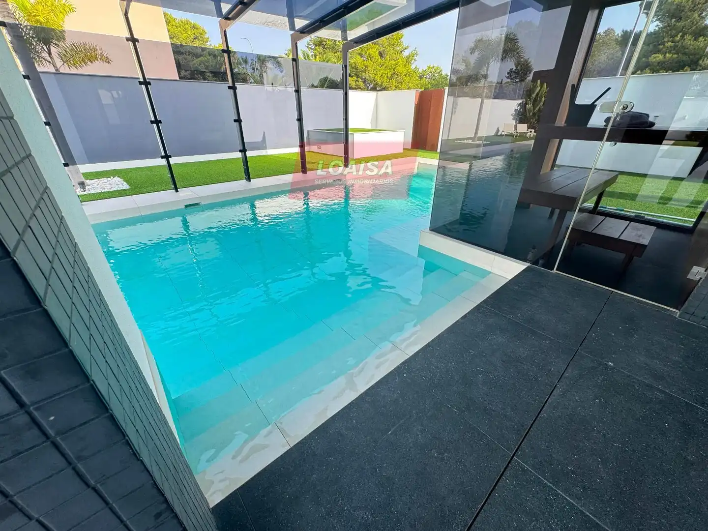 Swimming pool of Houses for sale in Vera  with Air Conditioner, Heating and Terrace