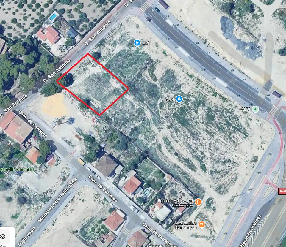 Terreny industrial de lloguer en Sant Joan d'Alacant