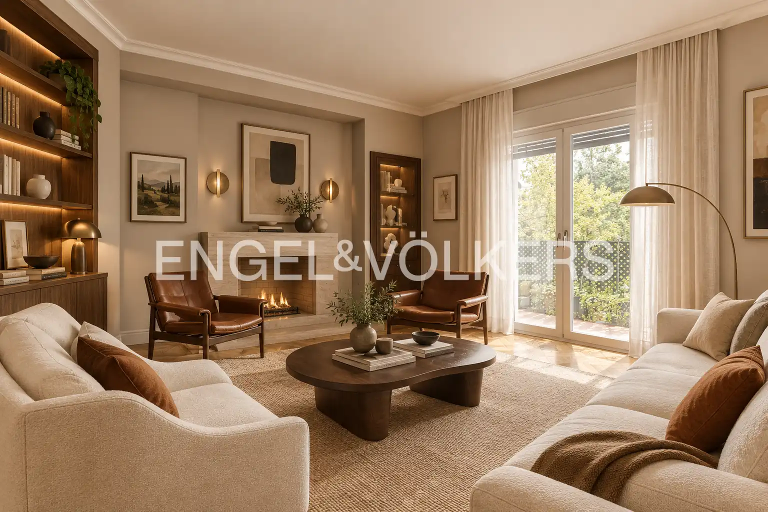Sala de estar de Piso en venta en Chamartín