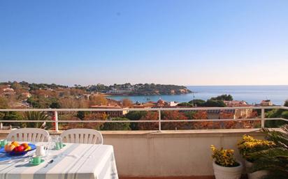 Terrace of Flat for sale in Sant Feliu de Guíxols  with Heating, Terrace and Storage room