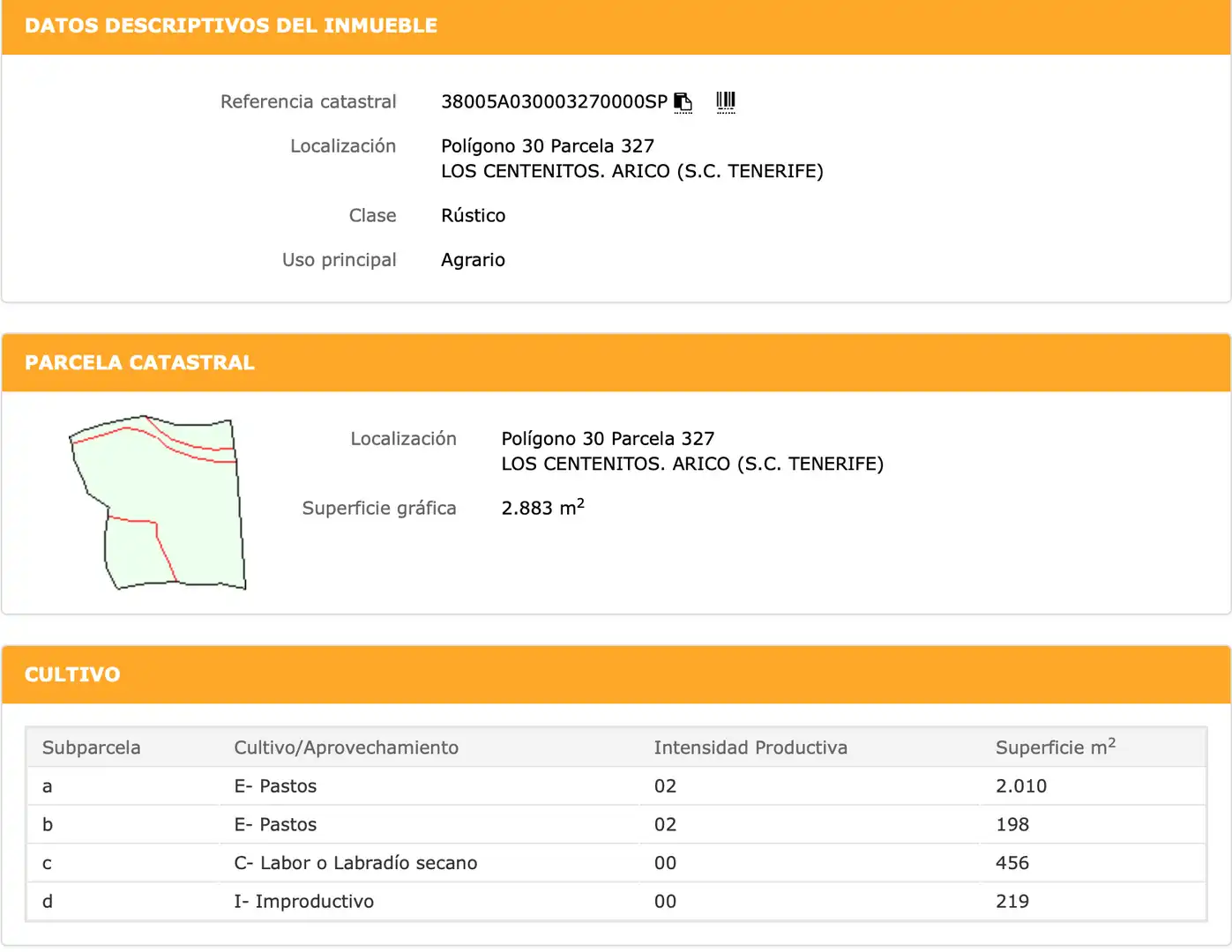 Rustikales Grundstück zum Verkauf in poligono 30, parcela 327. Los centenitos., imagen 2
