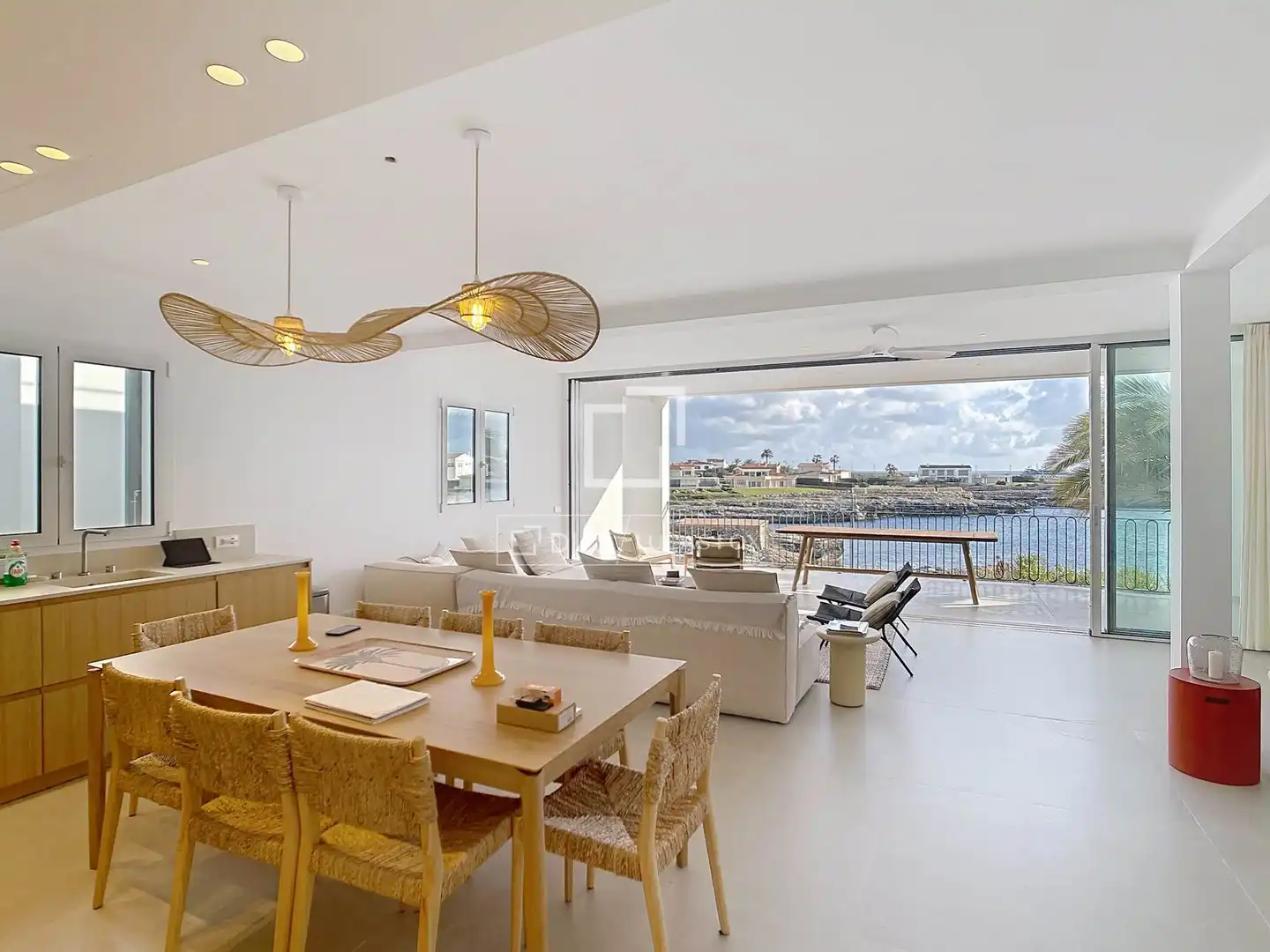 Sala de estar de Casa o chalet de alquiler en Ciutadella de Menorca con Aire acondicionado, Calefacción y Jardín privado