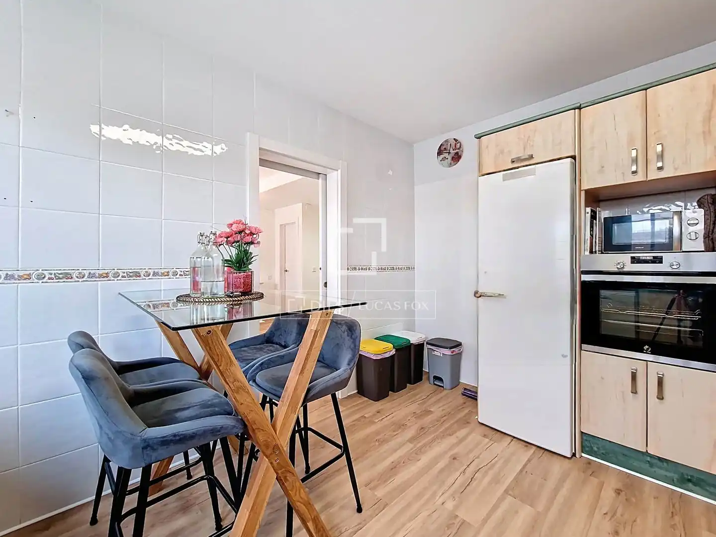 Küche von Haus oder Chalet zum Verkauf in Vilanova i la Geltrú mit Klimaanlage, Heizung und Parkett
