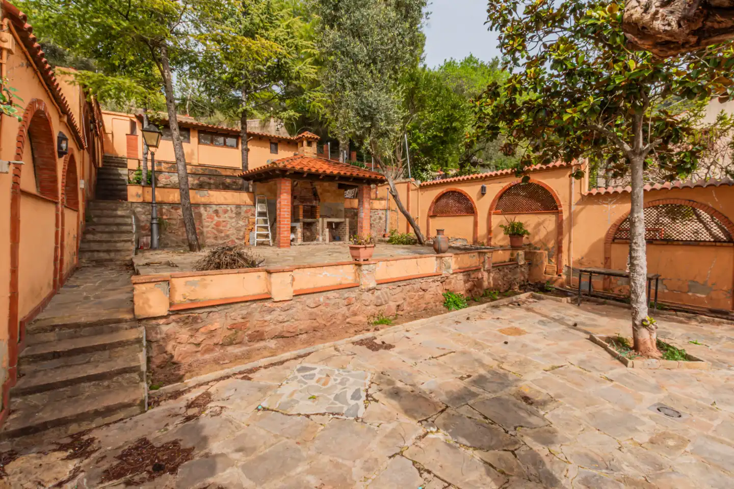 Jardí de Casa adosada en venda en Vacarisses amb Piscina, Balcó i Alarma