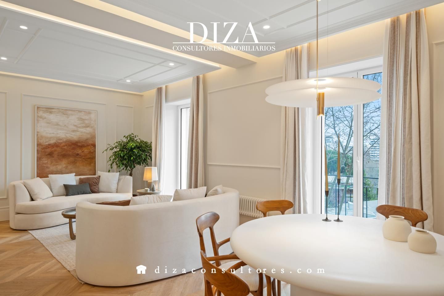 Sala de estar de Piso en venta en  Madrid Capital con Aire acondicionado, Calefacción y Trastero